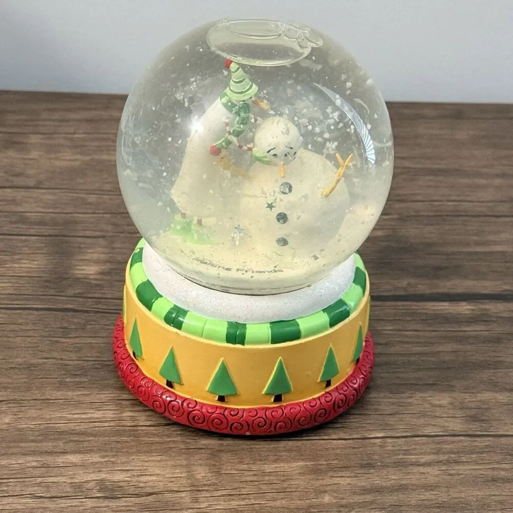Sankyo Snowman Musical Snow Globe | “Making Friends” | Plays “Let It Snow”